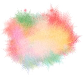 创意水彩抽象艺术画水彩晕染