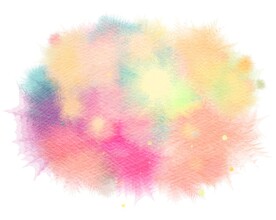 创意水彩抽象艺术画水彩晕染