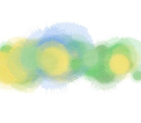 创意水彩抽象艺术画水彩晕染