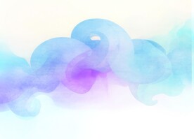 创意水彩抽象艺术画水彩晕染