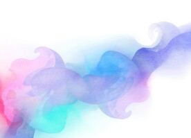 创意水彩抽象艺术画水彩晕染