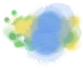 创意水彩抽象艺术画水彩晕染