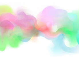 创意水彩抽象艺术画水彩晕染