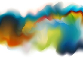 创意水彩抽象艺术画水彩晕染