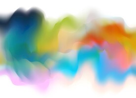 创意水彩抽象艺术画水彩晕染