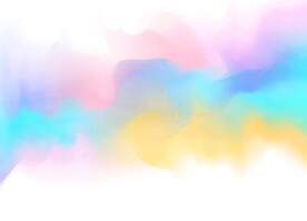 创意水彩抽象艺术画水彩晕染