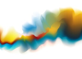 创意水彩抽象艺术画水彩晕染