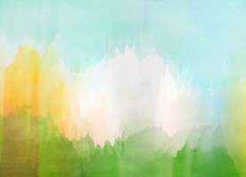 创意水彩抽象艺术画水彩晕染