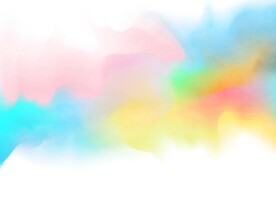 创意水彩抽象艺术画水彩晕染