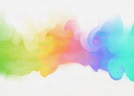 创意水彩抽象艺术画水彩晕染