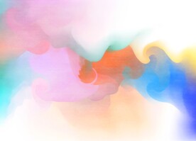 创意水彩抽象艺术画水彩晕染