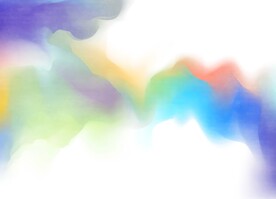 创意水彩抽象艺术画水彩晕染