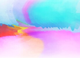 创意水彩抽象艺术画水彩晕染