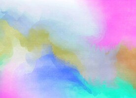 创意水彩抽象艺术画水彩晕染