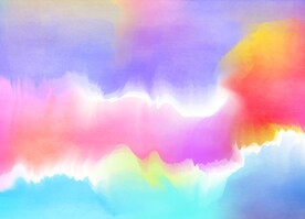 创意水彩抽象艺术画水彩晕染