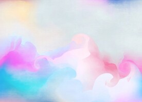 创意水彩抽象艺术画水彩晕染