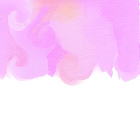 创意水彩抽象艺术画水彩晕染