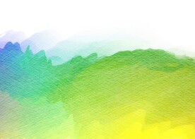 创意水彩抽象艺术画水彩晕染