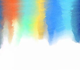 创意水彩抽象艺术画水彩晕染