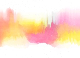创意水彩抽象艺术画水彩晕染