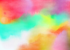 创意水彩抽象艺术画水彩晕染