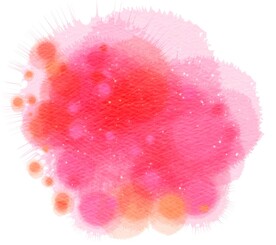 创意水彩抽象艺术画水彩晕染