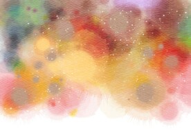 创意水彩抽象艺术画水彩晕染