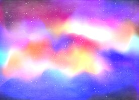 创意水彩抽象艺术画水彩晕染