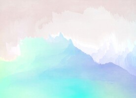 创意水彩抽象艺术画水彩晕染