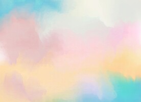 创意水彩抽象艺术画水彩晕染