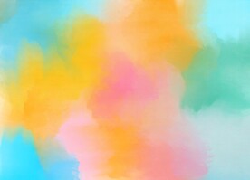 创意水彩抽象艺术画水彩晕染