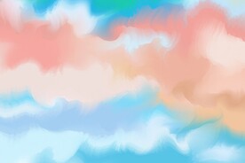 创意水彩抽象艺术画水彩晕染