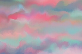 创意水彩抽象艺术画水彩晕染