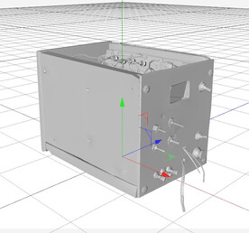 C4D模型 电箱