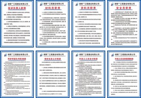 建筑工程制度牌