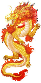  中国风金龙装饰