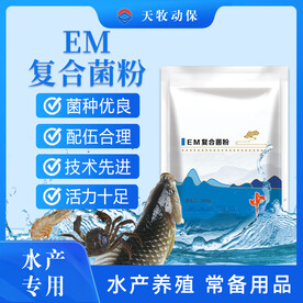 水产鱼虾蟹 蓝色产品电商主图