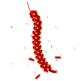 立体仿真鞭炮春节新年新春