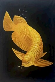 金龙鱼油画