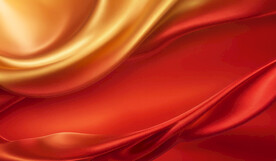 红色丝绸背景