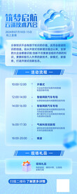 线上会议流程海报