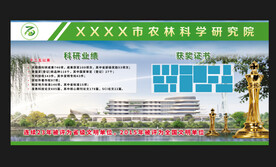科研业绩展板
