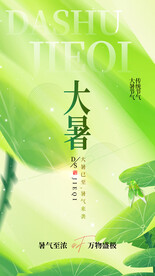 大暑海报