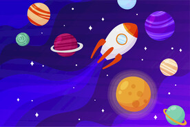 卡通宇宙素材