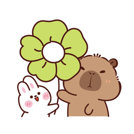 卡通小卡皮巴拉