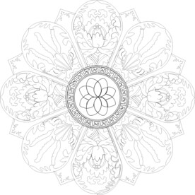 黑白线稿