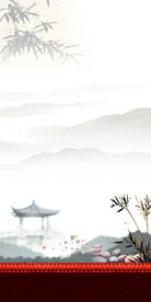 中式传统水墨背景