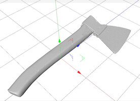 C4D模型 斧头