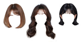 女士发型模板