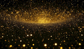 金色粒子背景